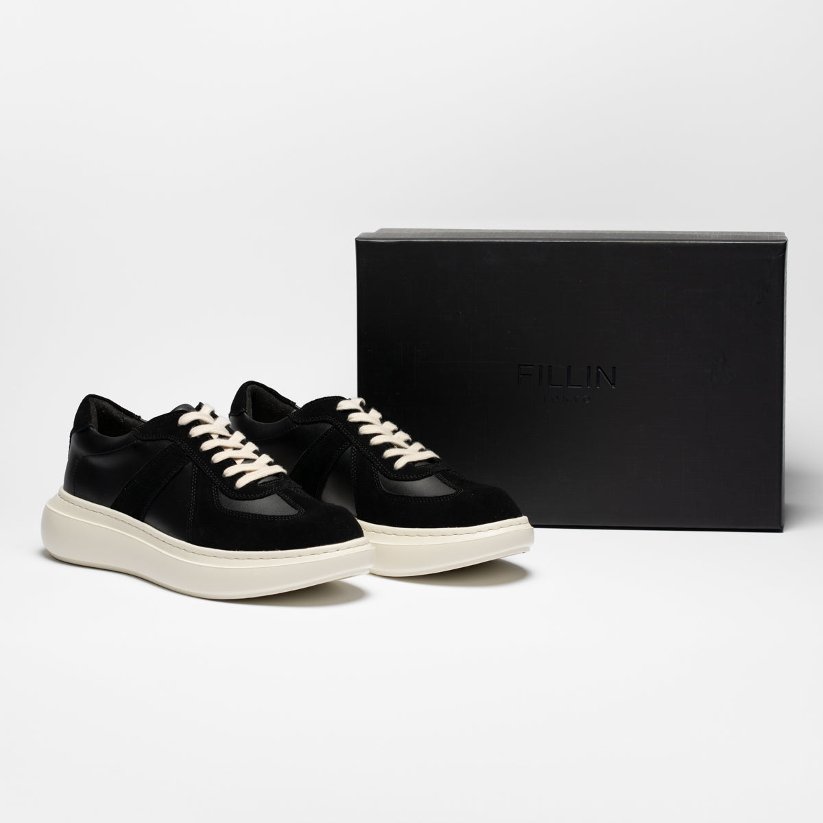 FILLIN ACCOLE ブラック スニーカー 24cm　厚底7cm ACCOLE｜BLACK – FILLIN