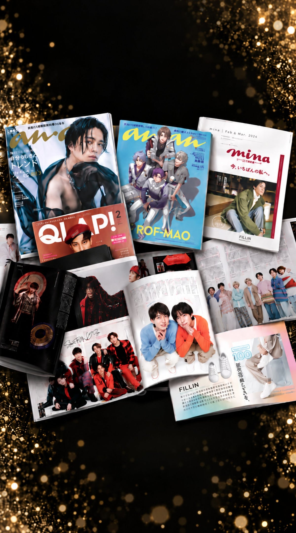 FILLINが掲載された雑誌の誌面